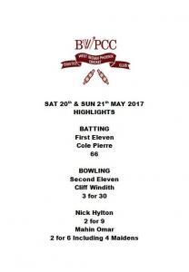 20 and 21 may 2017