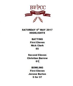 6 may 2017