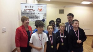 sherrif of bristol with youth team