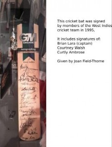 signed bat